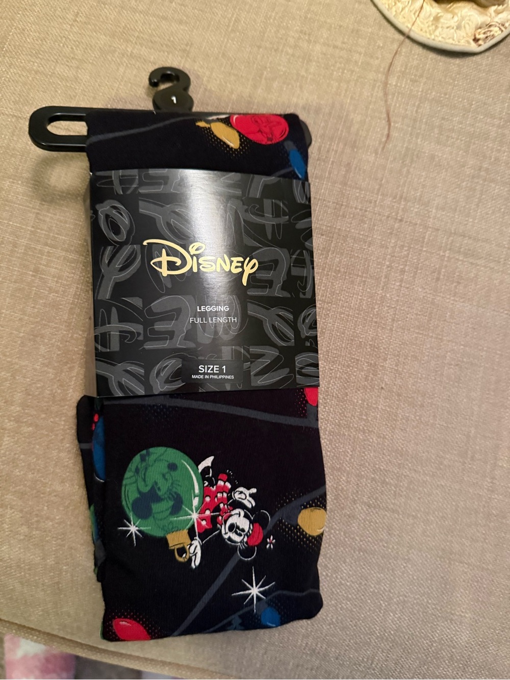 torrid Disney Black Full-Length Men’s Leggings with Multicolor Mickey Print